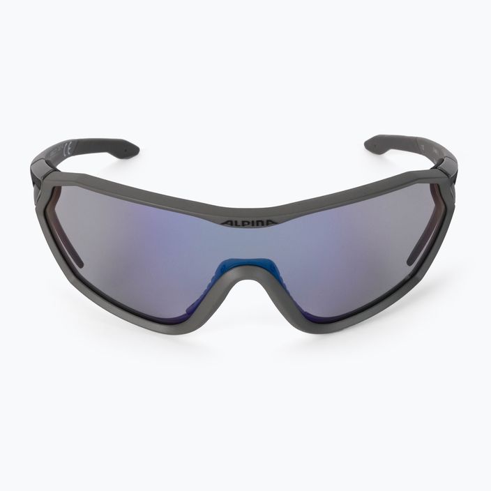 Ochelari de protecție pentru bicicletă Alpina S-Way VM moon-grey matt/blue mirror 3
