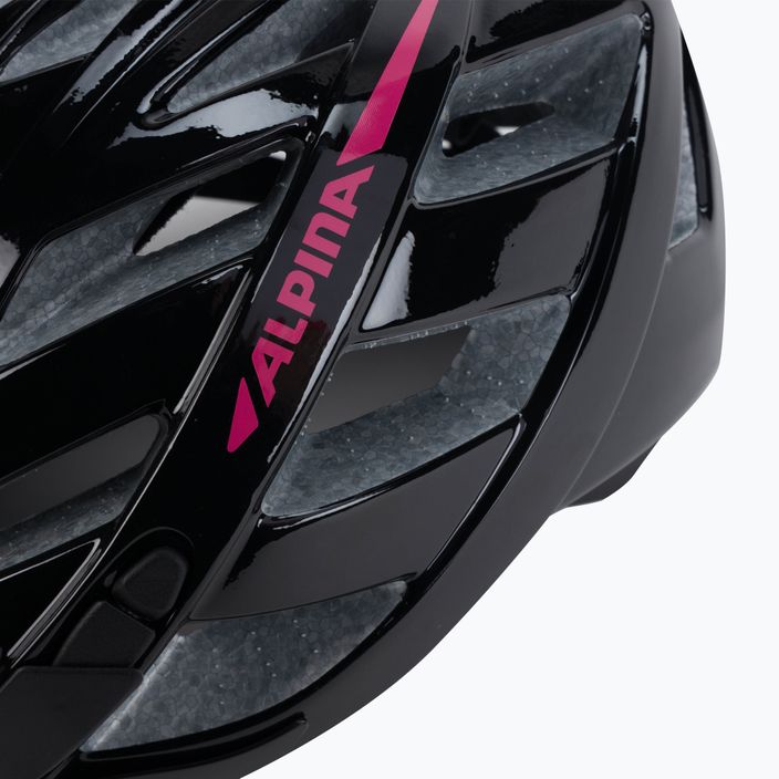 Cască de bicicletă Alpina Panoma 2.0 black/pink gloss 7