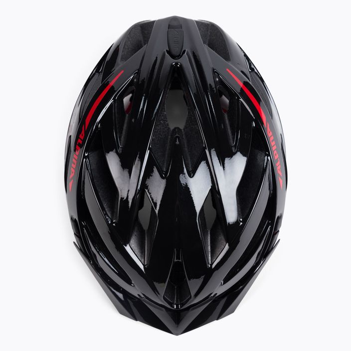Cască de bicicletă Alpina Panoma 2.0 black/red gloss 6