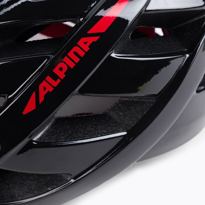 Cască de bicicletă Alpina Panoma 2.0 black/red gloss 7