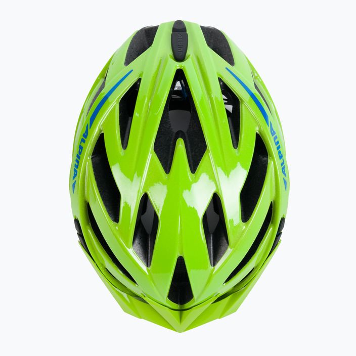 Cască de bicicletă Alpina Panoma 2.0 green/blue gloss 6