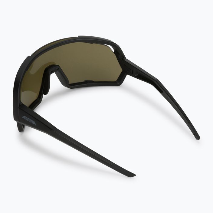 Ochelari de protecție pentru bicicletă Alpina Rocket Q-Lite black matt/silver mirror 2