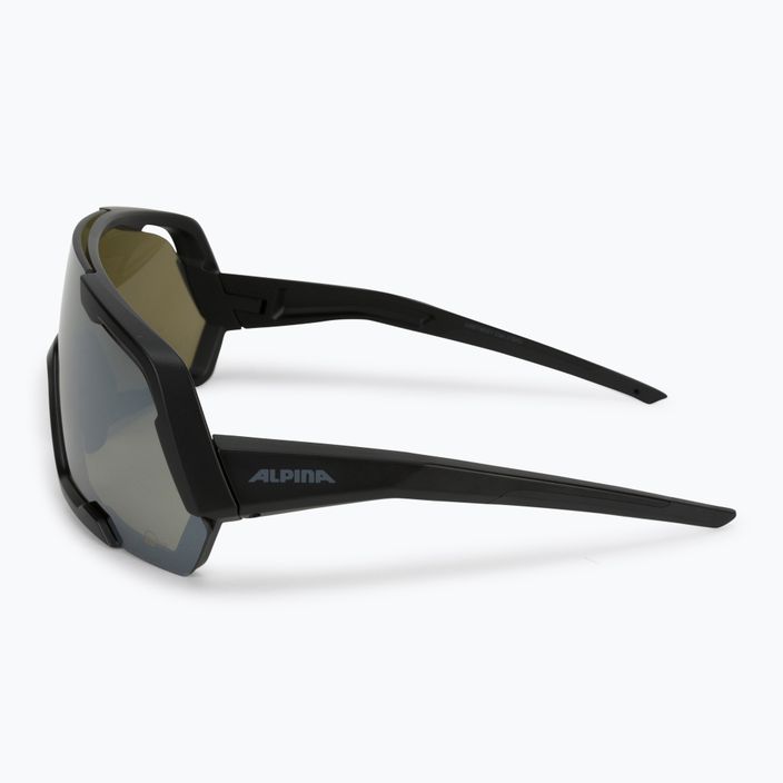 Ochelari de protecție pentru bicicletă Alpina Rocket Q-Lite black matt/silver mirror 4