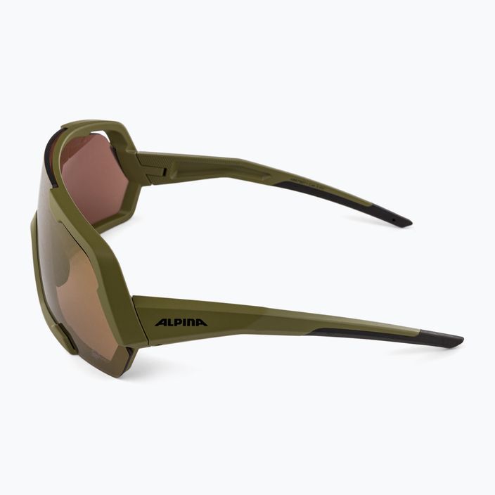 Ochelari de soare Alpina Rocket Q-Lite olive matt/bronze mirror 4