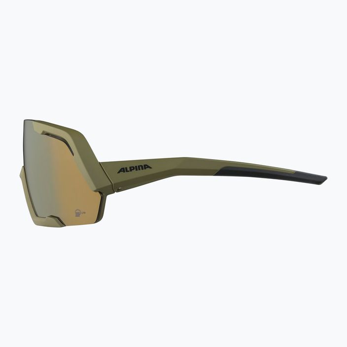 Ochelari de soare Alpina Rocket Q-Lite olive matt/bronze mirror 7