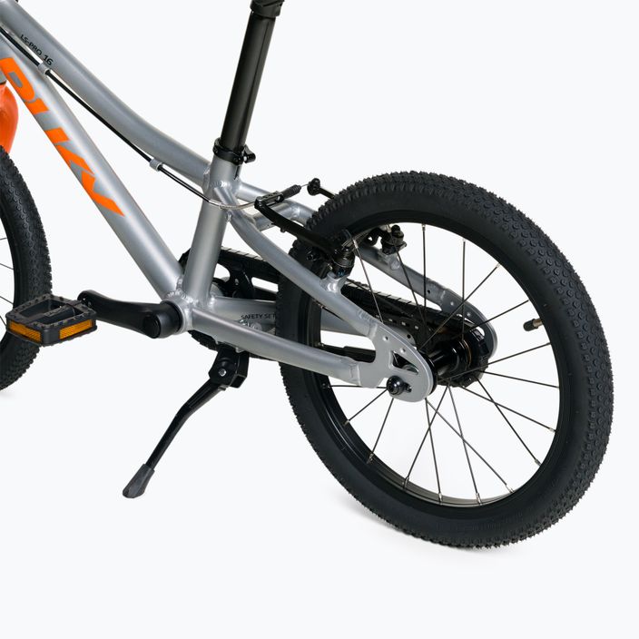 Bicicletă PUKY LS Pro 16 argintiu-portocalie 4420 6
