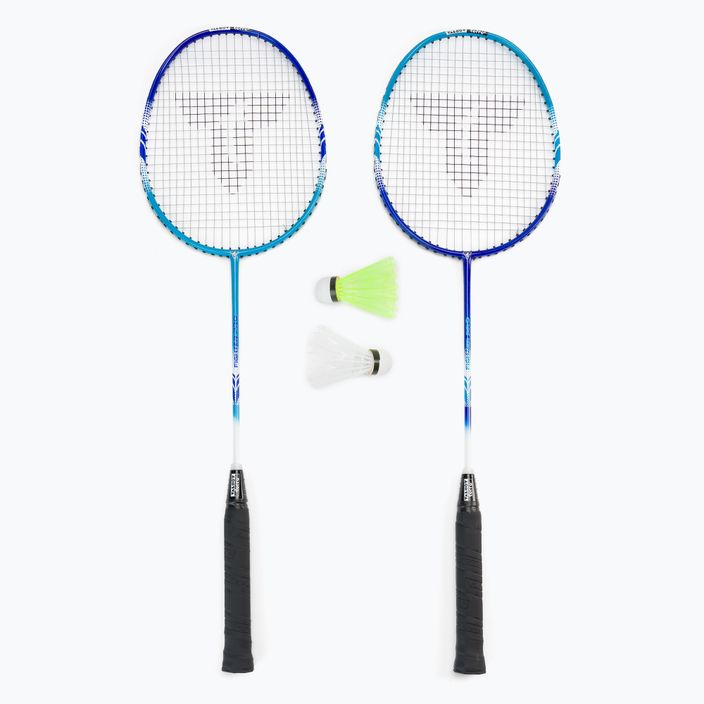 Set de badminton Talbot-Torro Badminton 2 Fighter Pro, albastru, 449404