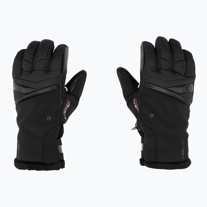 LEKI Mănuși de schi pentru femei Snowfox 3D negru 3