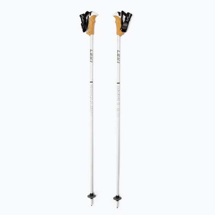 Bețe de schi pentru femei LEKI Stella S, alb, 65066701