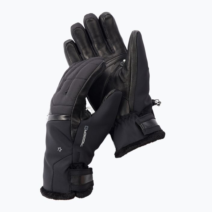 Mănuși de schi pentru femei Leki Snowfox 3D Lady, negru, 650805201