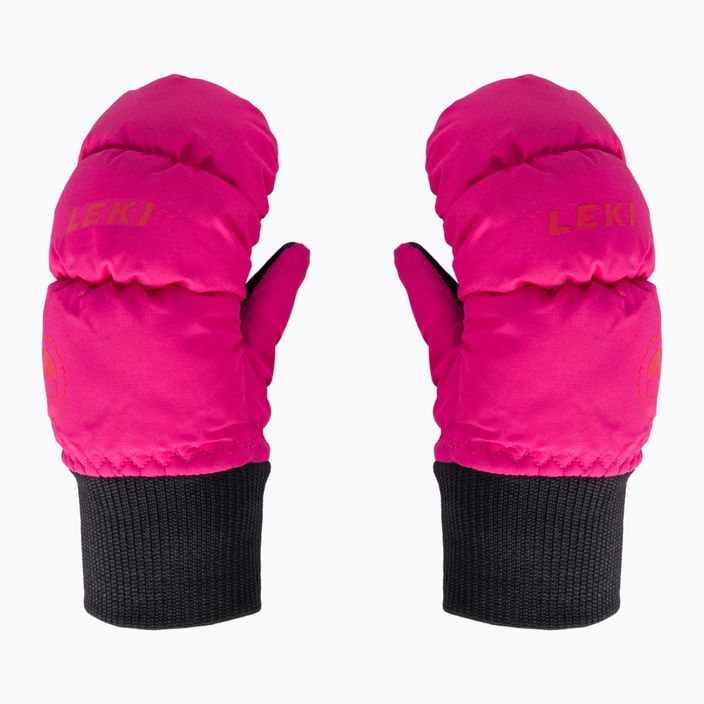 LEKI Mănuși de schi pentru copii Little Eskimo Mitt Short pink 65080240303030 2
