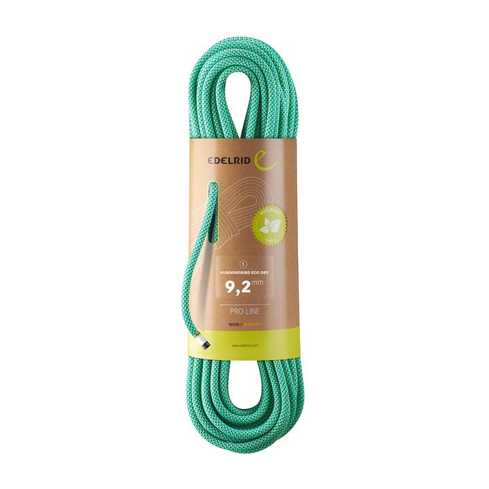 Frânghie de cățărare EDELRID Hummingbird Eco Dry 9.2 icemint/citrus 2