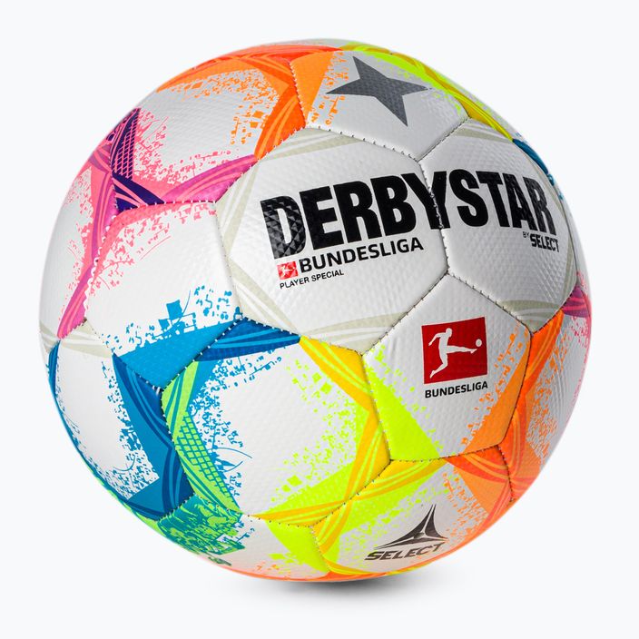 Derbystar Player Special V22 fotbal alb și culoare 3995800052 2