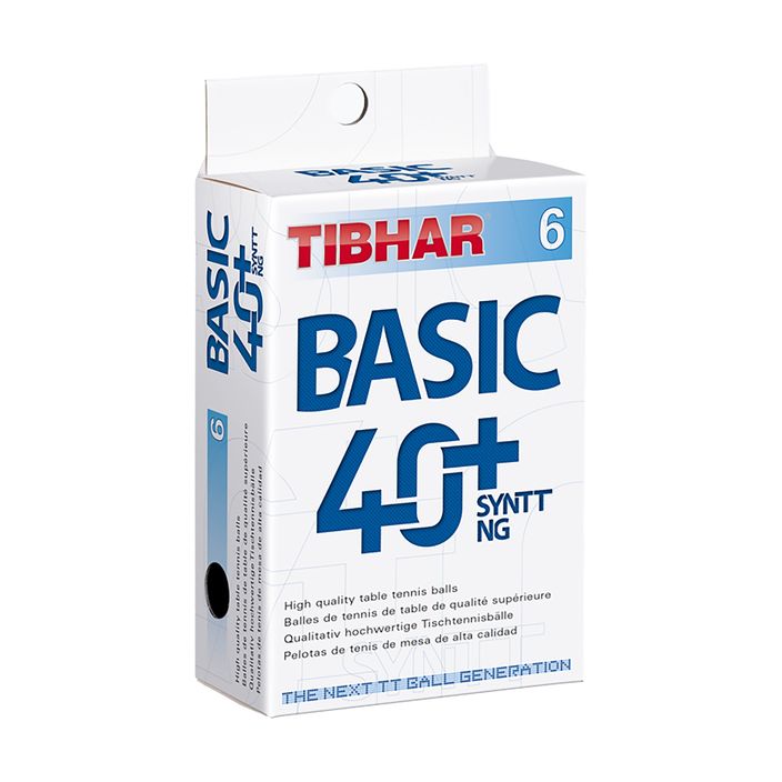 Mingi pentru tenis de masă Tibhar Basic 40+ SYNTT NG 6 buc. white 2