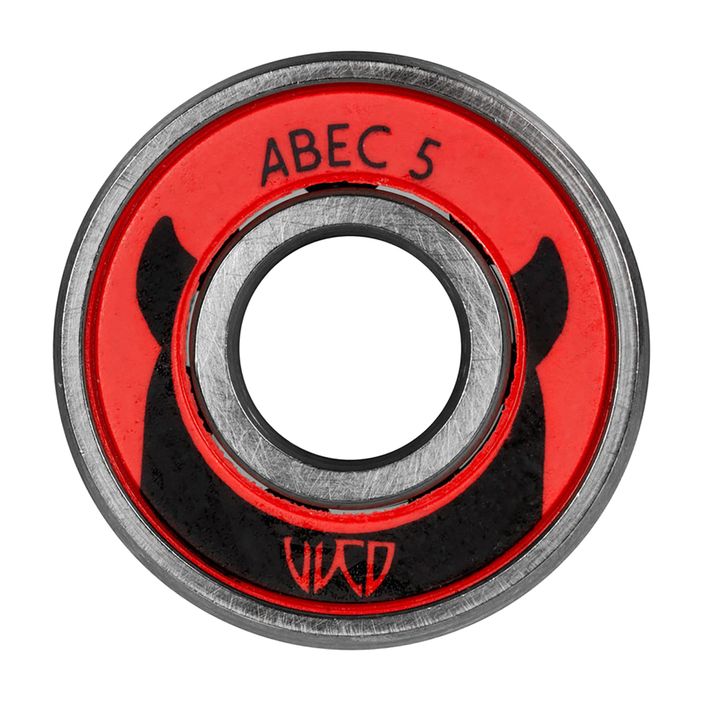 Rulmenți Wicked ABEC 5 pachet de 8 rulmenți roșu/negru 310035 2