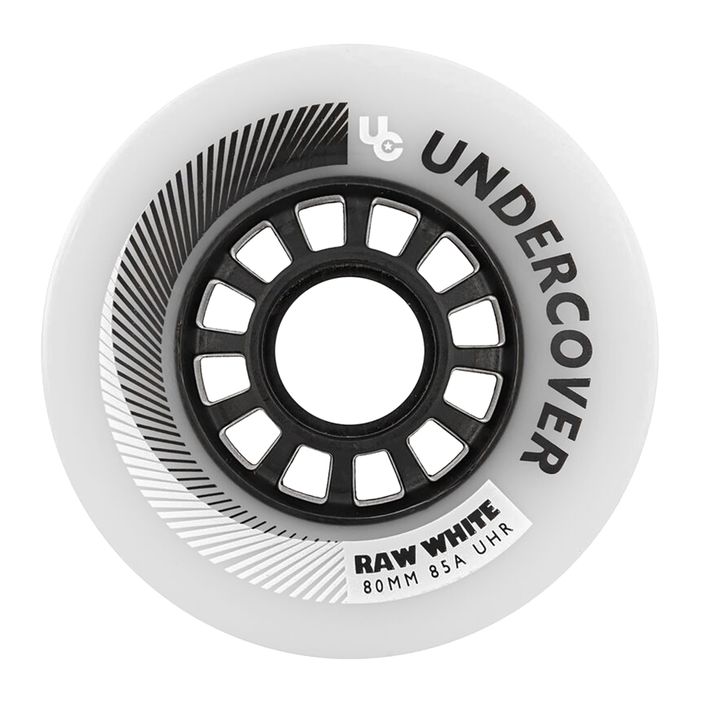 Roți pentru role UNDERCOVER WHEELS Raw 80 mm/85A 4 buc. white 2