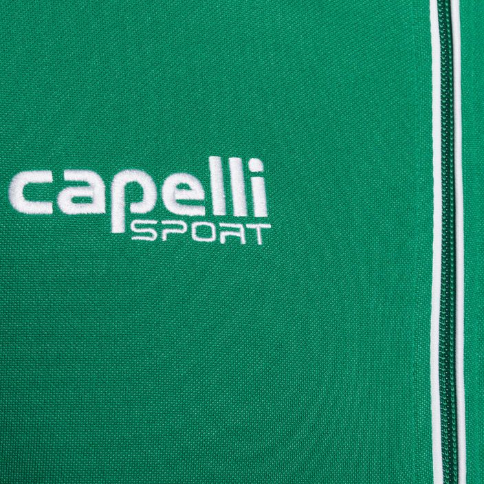 Tricou de fotbal pentru bărbați Capelli Basics Adult Training verde/alb pentru bărbați 3