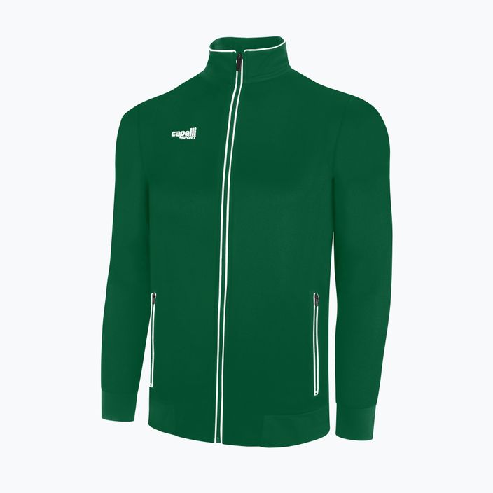 Tricou de fotbal pentru bărbați Capelli Basics Adult Training verde/alb pentru bărbați 4