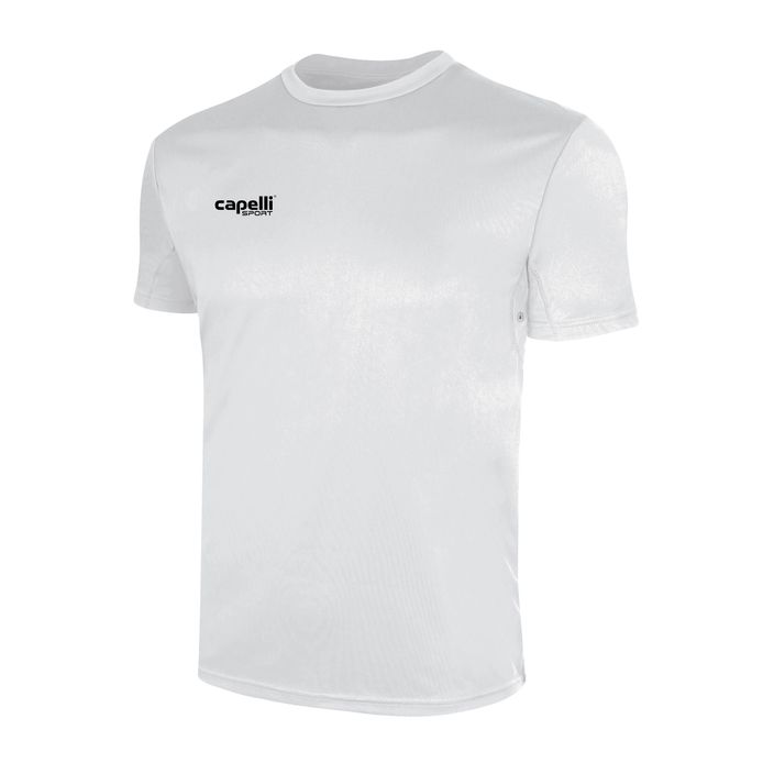 Tricou de fotbal pentru bărbați Capelli Basics I Adult de antrenament alb 2