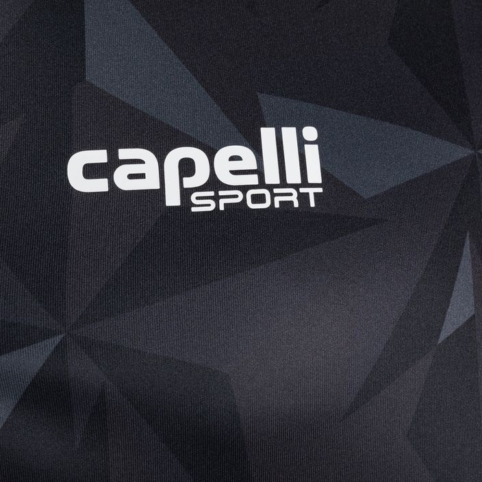 Tricou de fotbal pentru bărbați Capelli Pitch Star Goalkeeper negru/alb negru/alb 3