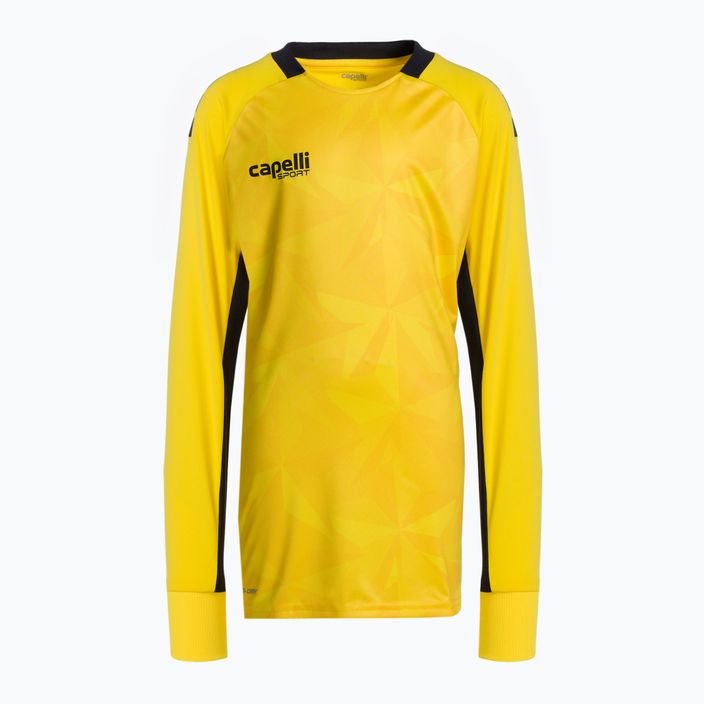 Capelli Pitch Star tricou de fotbal pentru copii Portarul echipei galben/negru