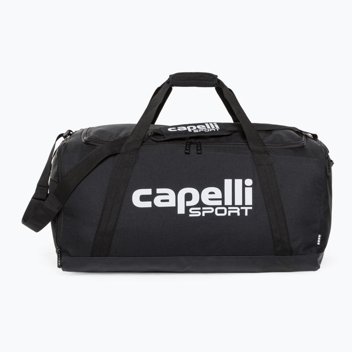 Capelli Club I Duffle S negru/alb sac de fotbal pentru bărbați Capelli Club I Duffle S negru/alb