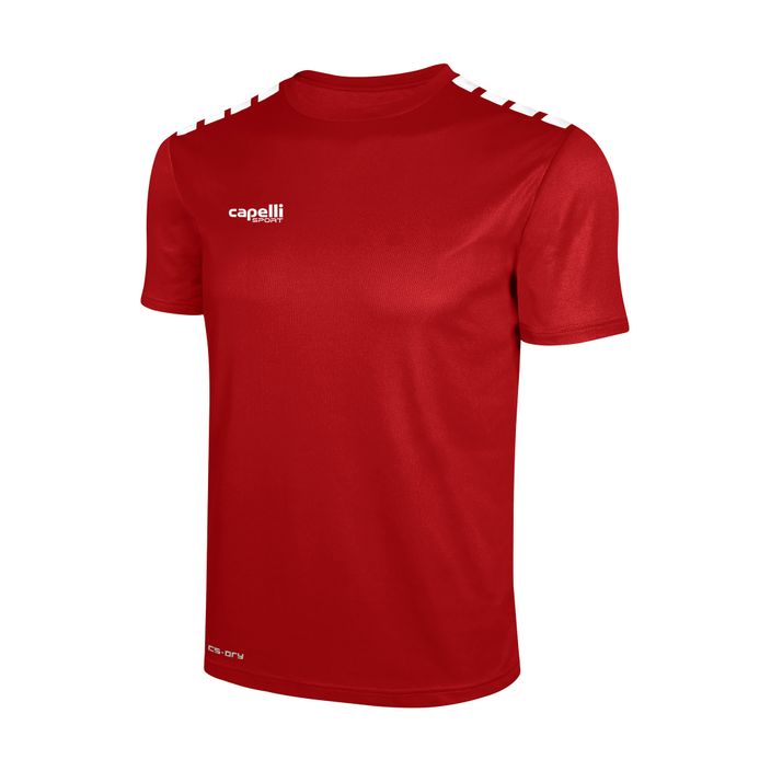 Tricou de fotbal pentru bărbați Cappelli Cs One Adult Jersey SS roșu/alb 2