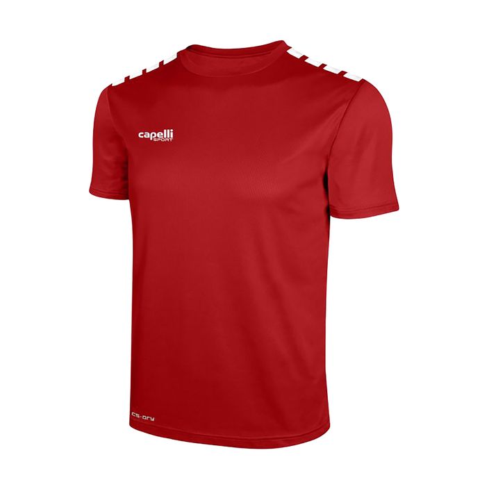 Tricou de fotbal pentru copii Cappelli Cs One Youth Jersey Ss roșu/alb 2