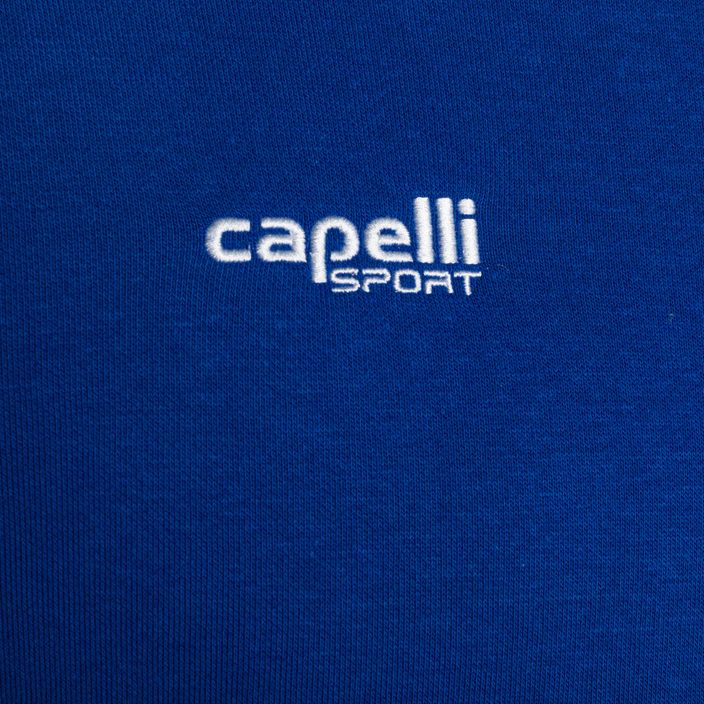 Bărbați Capelli Basics Adult Zip Hoodie fotbal Hoodie bluză de fotbal albastru regal 3