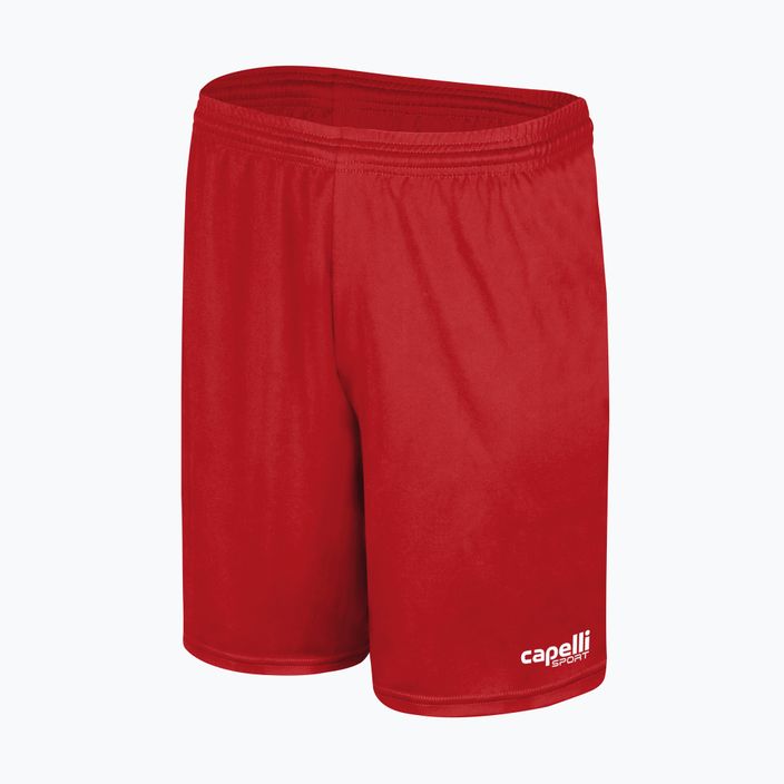 Capelli Sport Cs One One Adult Match roșu/alb pantaloni scurți de fotbal pentru copii 4