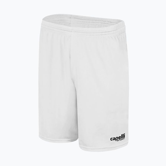 Pantaloni scurți de fotbal pentru copii Capelli Sport Cs One Youth Match alb/negru pentru copii 4