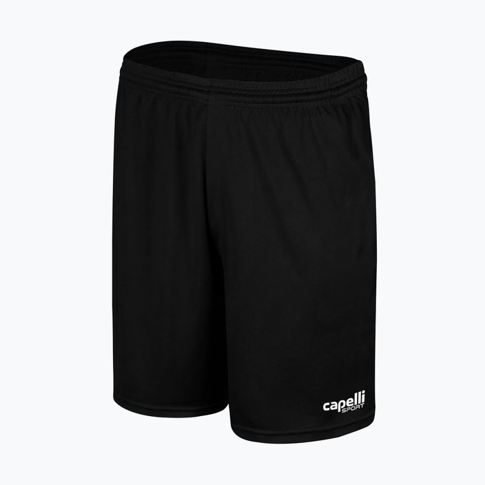 Pantaloni scurți de portar pentru bărbați Capelli Cs One Adult Knit Knit negru/alb pentru bărbați 4