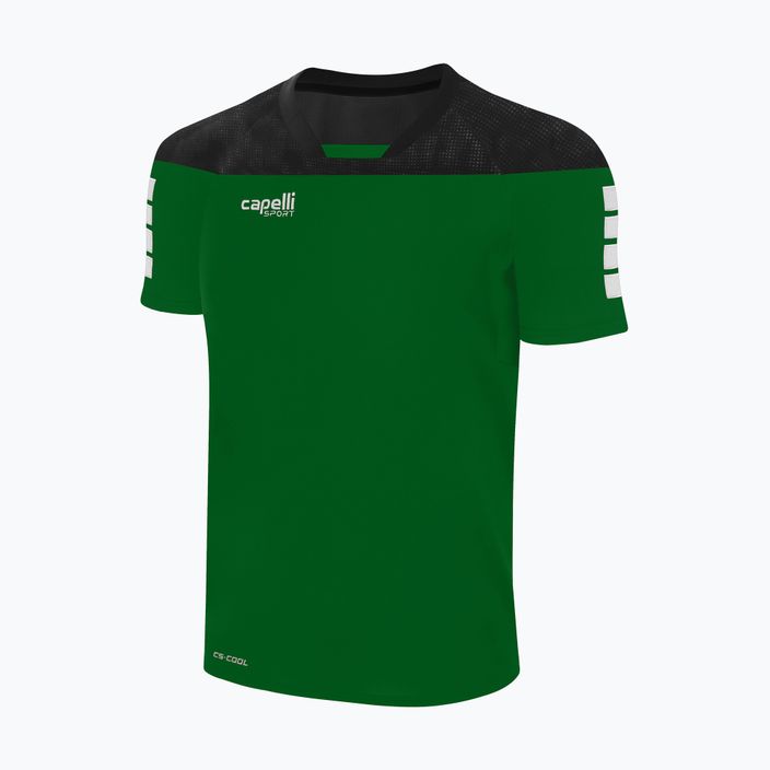 Tricou de fotbal pentru bărbați Capelli Tribeca Adult Training verde/negru pentru bărbați 4