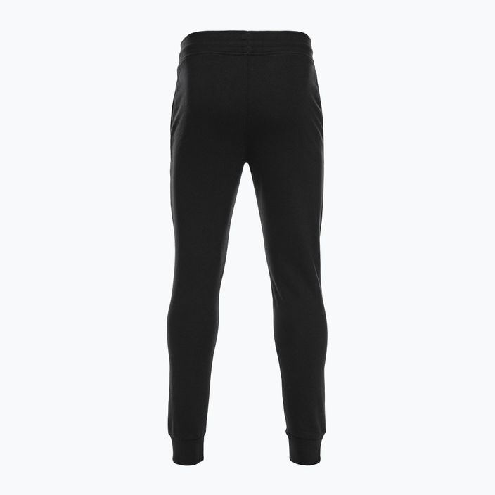 Pantaloni de fotbal Capelli Basics Adult pentru bărbați Capelli Basics Adult Tapered French Terry negru/alb 2