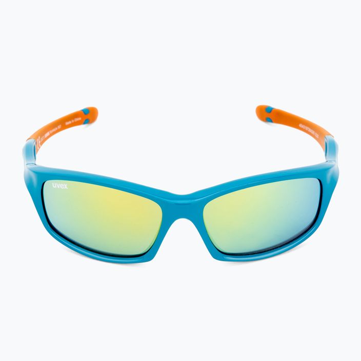 Ochelari de soare pentru copii UVEX Sportstyle albastru-portocaliu/roz oglindă 507 53/3/866/4316 3