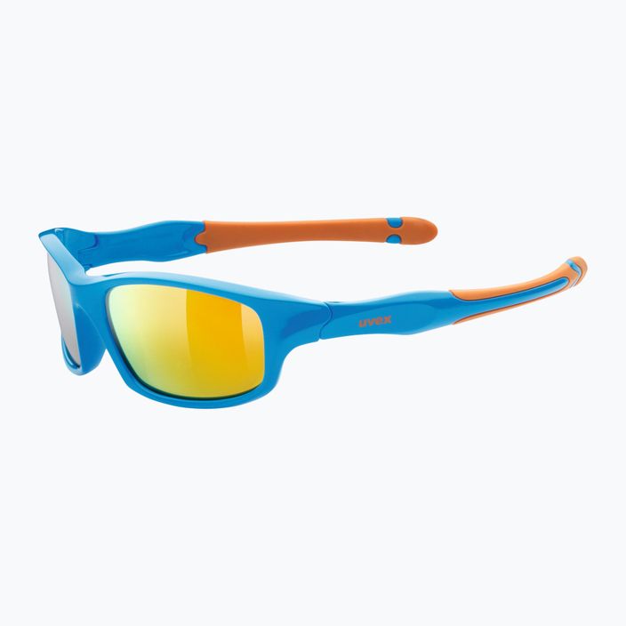 Ochelari de soare pentru copii UVEX Sportstyle albastru-portocaliu/roz oglindă 507 53/3/866/4316 5