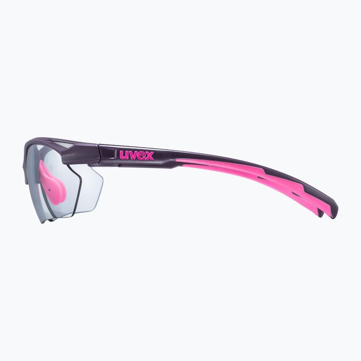 Ochelari de soare UVEX Sportstyle 802 V Small purple pink matt/smoke 4
