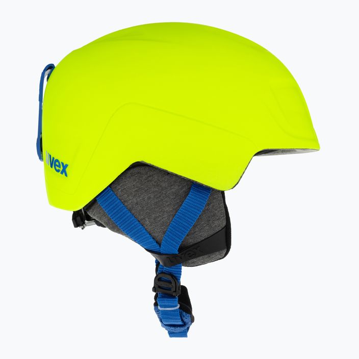 Cască de schi pentru copii UVEX Manic Pro galben neon 4