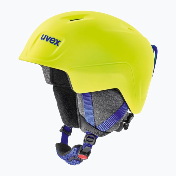 Cască de schi pentru copii UVEX Manic Pro galben neon 6