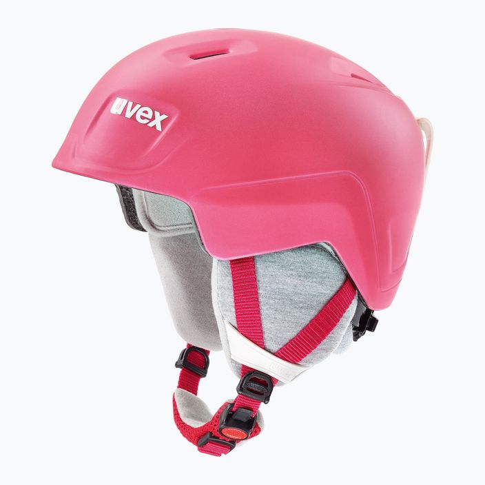 Cască de schi pentru copii UVEX Manic Pro roz mat 6