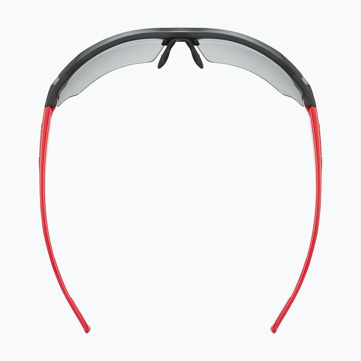 Ochelari de ciclism UVEX Sportstyle 802 V negru, roșu, alb, negru, roșu, alb/variomatic, fum 53/0/872/2301 8