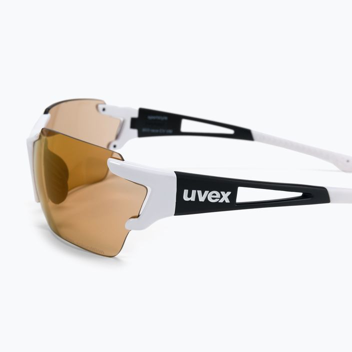 Ochelari de bicicletă UVEX Sportstyle 803 race CV V alb S5320418206 4