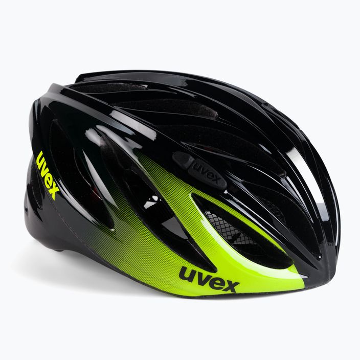 UVEX Boss Race cască de ciclism negru/galben S4102292015