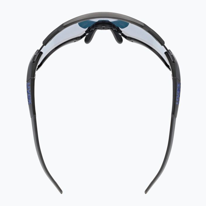 UVEX Sportstyle 228 ochelari de ciclism negru mat/albastru oglindă 53/2/067/2206 6
