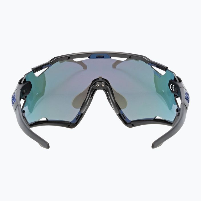 UVEX Sportstyle 228 ochelari de ciclism negru mat/albastru oglindă 53/2/067/2206 8