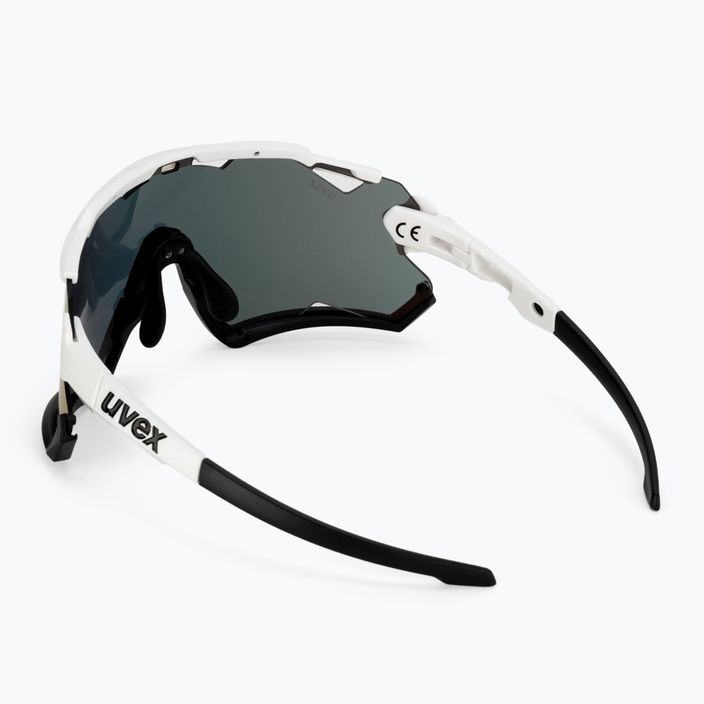 Ochelari de protecție pentru bicicletă UVEX Sportstyle 228 alb negru/roșu oglindă 53/2/067/8206 2