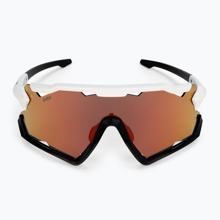 Ochelari de protecție pentru bicicletă UVEX Sportstyle 228 alb negru/roșu oglindă 53/2/067/8206 3