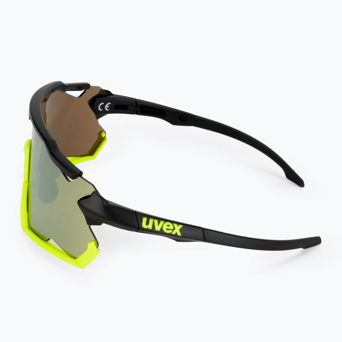 UVEX Sportstyle 228 ochelari de protecție pentru ciclism negru galben mat/maroniu oglindă galben 53/2/067/2616 4