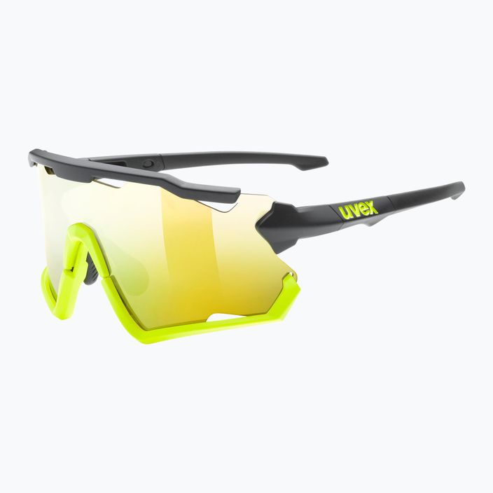 UVEX Sportstyle 228 ochelari de protecție pentru ciclism negru galben mat/maroniu oglindă galben 53/2/067/2616 5