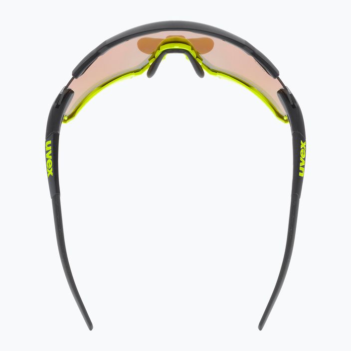 UVEX Sportstyle 228 ochelari de protecție pentru ciclism negru galben mat/maroniu oglindă galben 53/2/067/2616 6